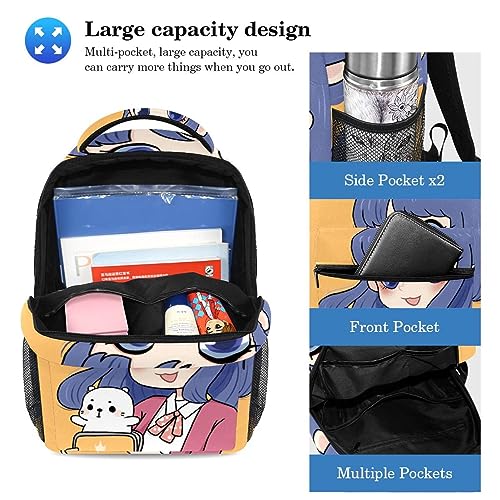 Sac à dos graffiti géométrique avec trousse pour ados et écoliers - 3
