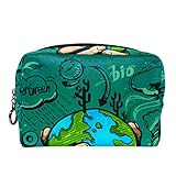 Leicht und tragbar: Diese Kosmetiktasche für die Geldbörse ist leicht zu tragen und leicht genug, um auf Reisen tragbar zu sein. Sie können Ihr Make-up in diese tragbare Schminktasche stecken oder Ihr Telefon, Ihre Sonnenbrille, Ihre Schlüssel oder anderes Zubehör aufbewahren. Perfekte Größe, um problemlos eine Schultasche, eine Rucksacktasche oder einen Koffer zu verstauen