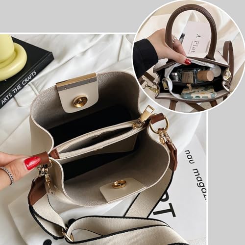 Crossbody Bags for Women PU Leather Tote Bag Cross Body Purse Trendy Shoulder Bag with Adjustable Strap Handbags3