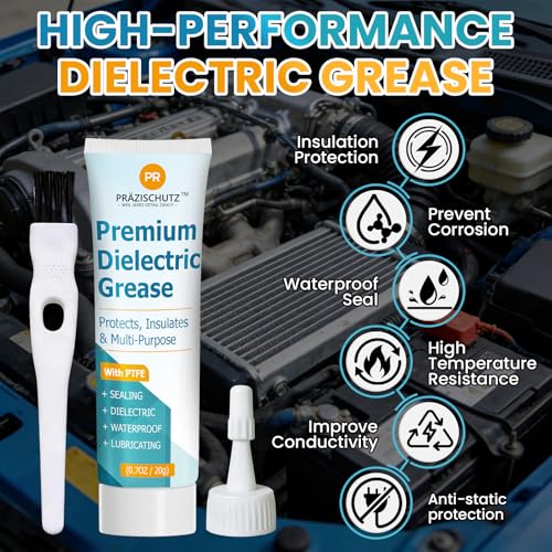 Image of Dielectric Grease for Electrical Connections, Insulating & Waterproof Silicone Grease for Switches, Plugs, Battery Terminals, Automotive & Marine Use, Prevents Corrosion(20g)