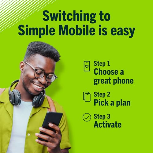 Image of Simple Mobile, Blu View 5 Pro, 64GB, Prepaid Smartphone, Gray, Triple Camera, Locked