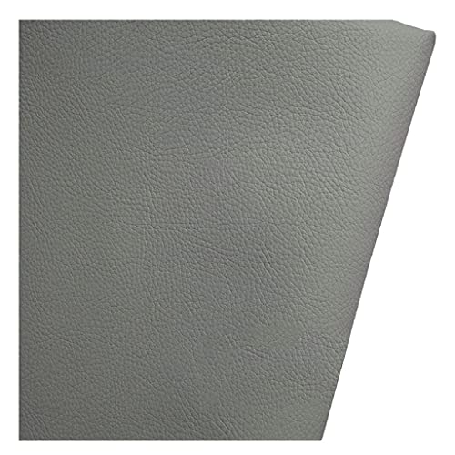 Simili cuir italien haut de gamme gris clair souple pour canapé