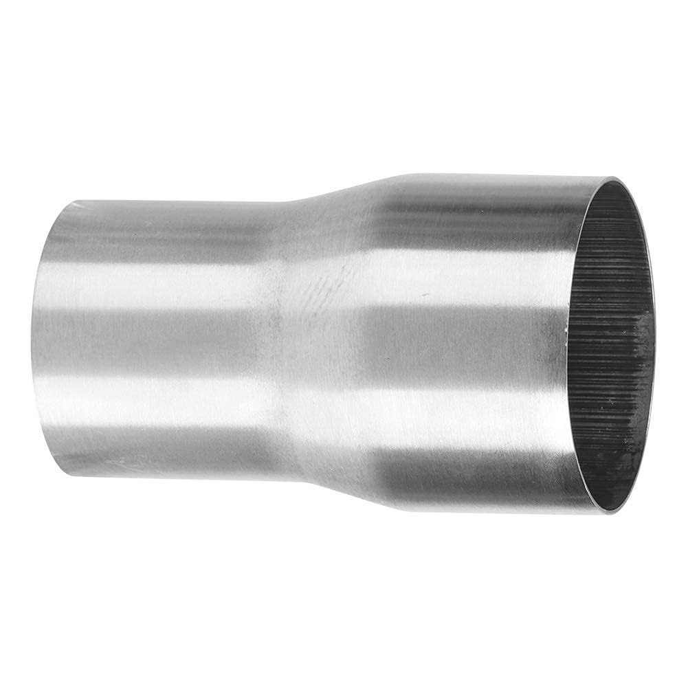 Auspuffrohradapter, Autoauspuffspitze, Universal-Edelstahl-Auspuffrohrverbinder, Rohradapter, Reduzierstück, Modifiziertes Teil(63-76MM)