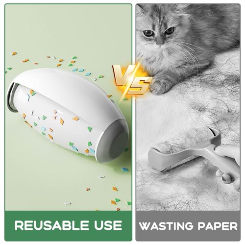 KUWUNG 2 Stück Waschbarer tragbarer Aufkleber, Wiederverwendbare Fusselrollen, Waschbare klebrige Gel Fusselrolle Ball für Haustier Haar, Wiederverwendbarer Gel-Fusselroller für Kleidung, Reisen, Haus