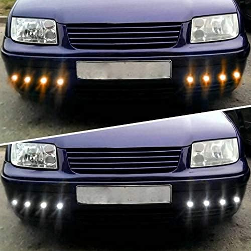 Image of LED-23MM LED Eagle Eye Day Time Running Pilot Lamp (5W) (WHITE IN YELLOW WITH OUT FLASH)