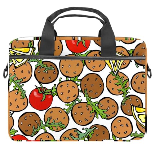 Sac d'ordinateur 14 pouces multicolore idéal pour le bureau et les cafés urbains