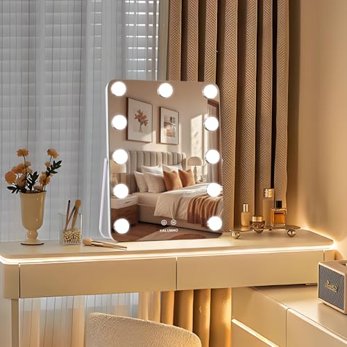 halumao 14.6" Vanity/Makeup Mirror with Lights, Hollywood Mirror with 11 Dimmable LED Bulb - image 6