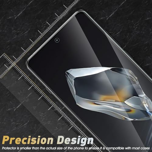 Image of Uyiton Privacy Screen Protector for - (6.8 inch Curved Display) | Anti-Spy HD Clear Flexible Film | Bubble-Free Easy Installation Kit | Scratch Resistant | Case Friendly (Pack of 2) (Oneplus 12)