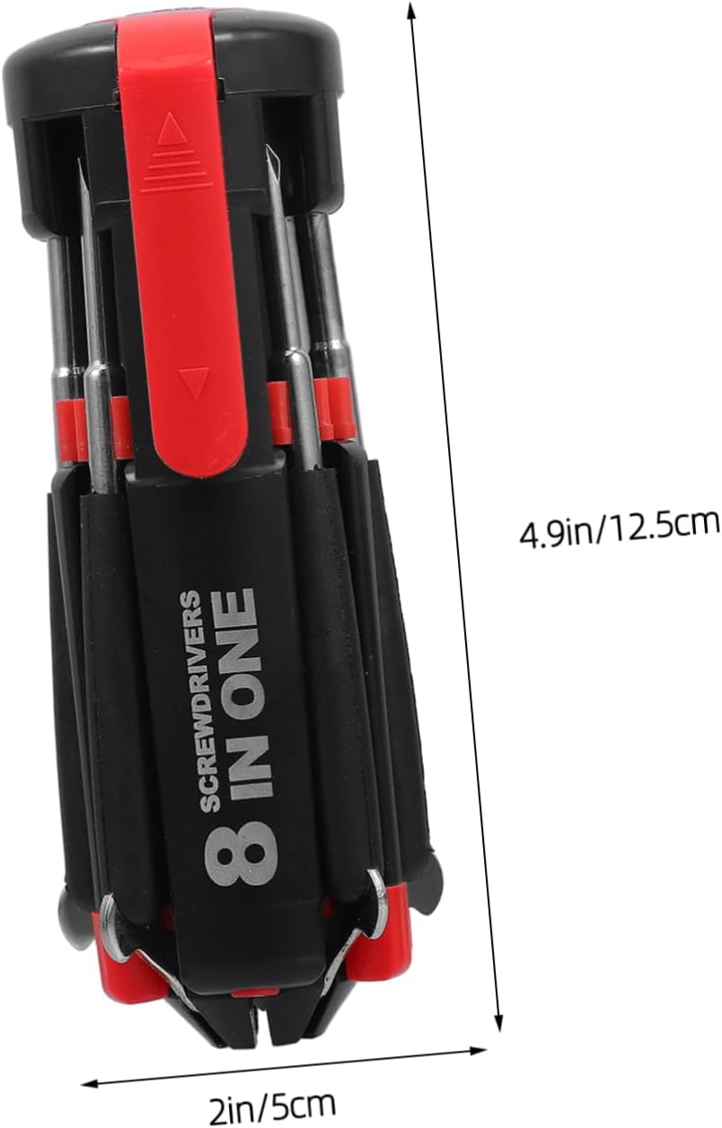 VILLCASE 2pcs Screwdriver Pen Set Mini Precision Pen Screwdriver Led Light Multifunctional Tool Kit for Repairing Electronics and Eyeglasses