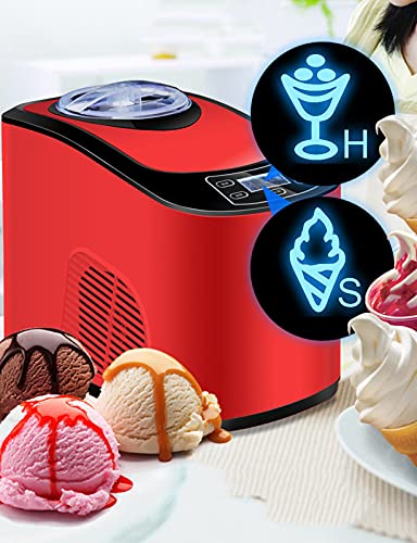 BAHAOMI Softeismaschine,Eismaschine Home 1,5 L Weich- / Hart-Eismaschine,Keine Vorkühlung Erforderlich,LCD-Bildschirm… – Bild 4