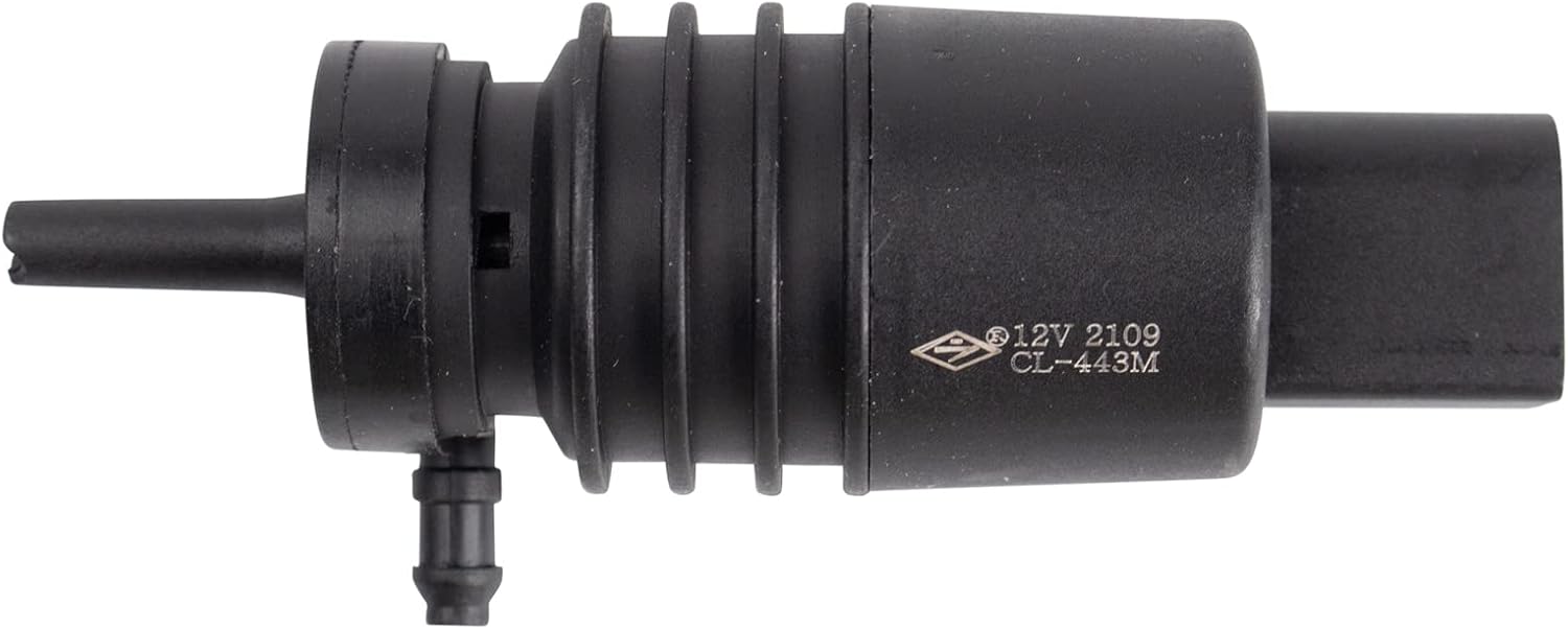 TRQ Windshield Washer Pump 1J5955651 For Audi BMW Porsche Mercedes Benz VW
