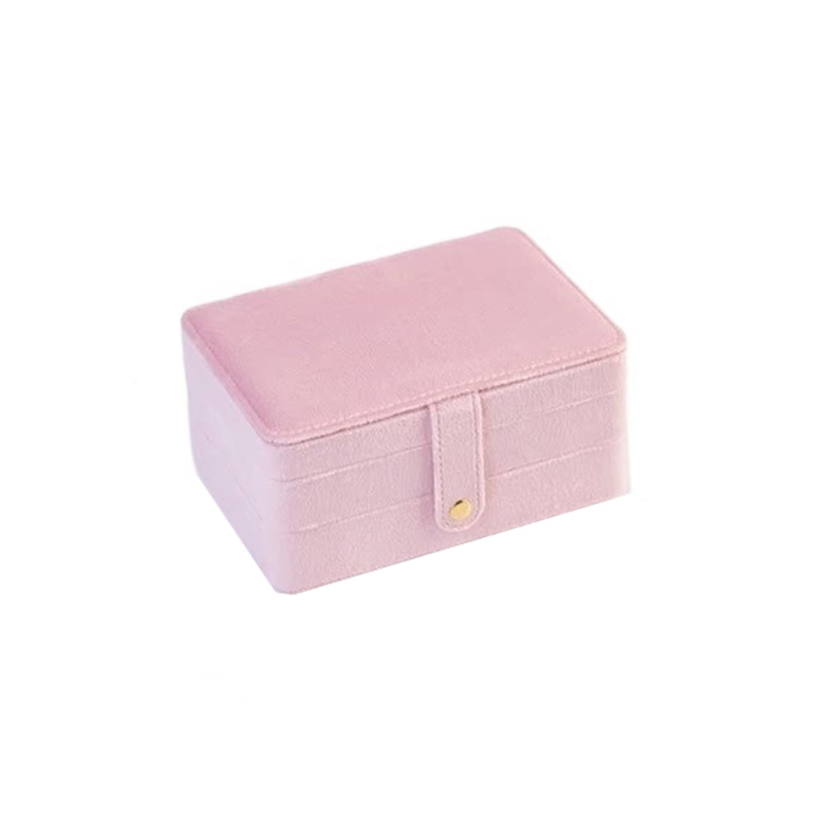 Kx9Lb8d Jewelry Chest Large-capacity Jewelry Storage Case Multi-layered Velvet Box For Rings, Earrings, And Studs