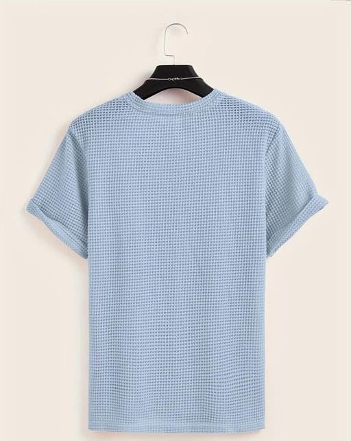 Image of Men Trendy Stripes Half Sleeves Comfortable, Breathable, Lightweight, Skin Friendly T-Shirt