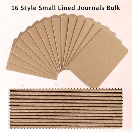 Image of BESARME 16 Pack Teacher Appreciation Gifts Bulk, Mini Inspirational Notebooks Party Favors Goodie Bag Stuffers Small Lined Notebook School Supplies Prayer Journal