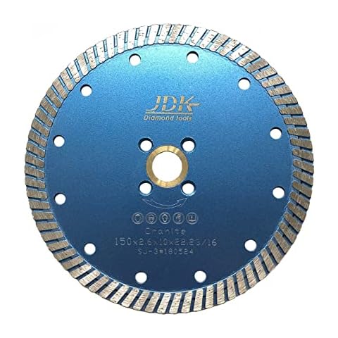 JDK1801C 6 Inch Diamond Saw Blade with 7/8 Inch Arbor Cover