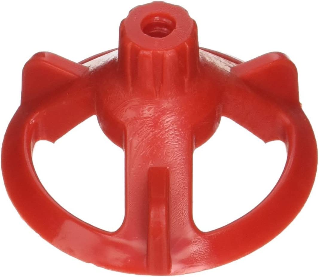 DANFER Spin Tile Leveling System Caps, Compatible with Spin doctors Spacer Baseplates 1/16", 1/32" (100 Red Caps)
