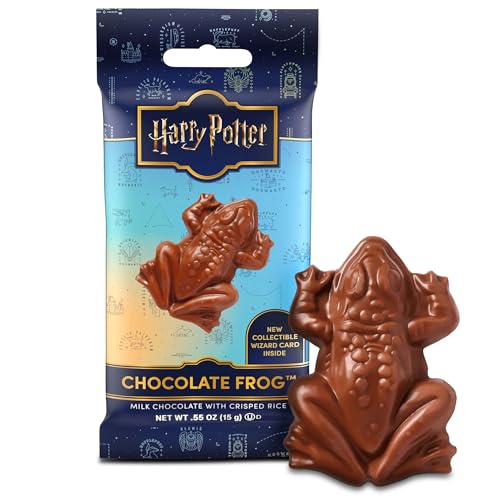 Harry Potter Milk Chocolate Frog with Collectible Wizard Trading Card .55oz