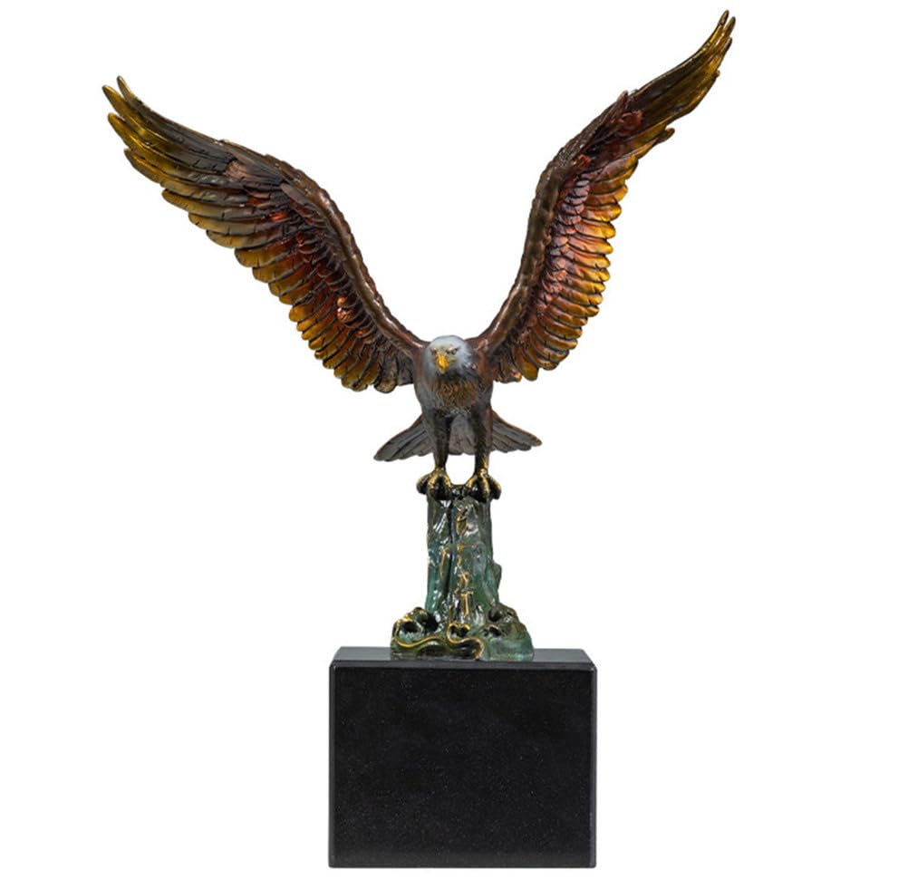 Mosiężna ozdoba orła statua do wystroju domowego biura