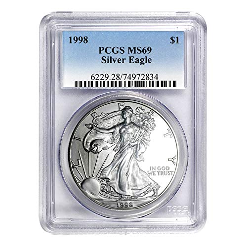 1998 American Silver Eagle ASE $1 MS-69 PCGS