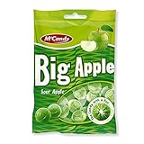 20 Beutel M'Candy Big Apfel Bonbons mit Apfelgeschmack a 150g Mc Candy