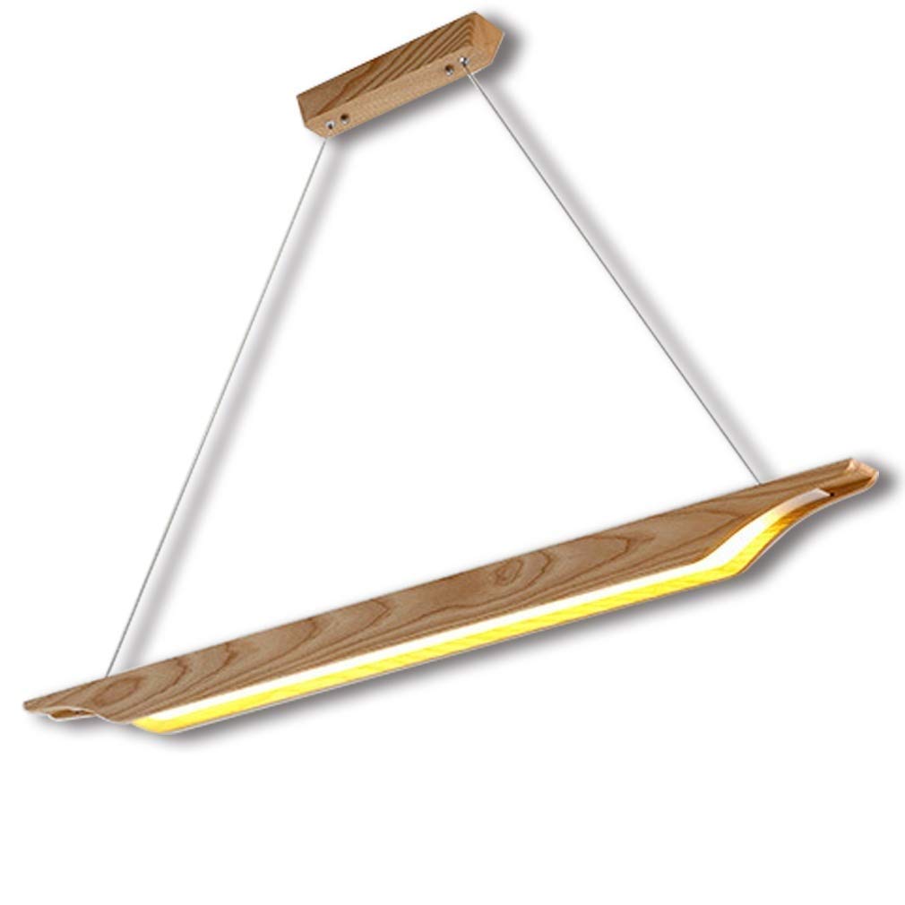 Lampe en bois moderne LED 27W idéale pour illuminer un salon chaleureux