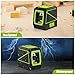 Laser Level with Tripod, 100 feet Green Cross Line Self Rotary Leveling Laser Level, Vertical and Horizontal Line, Rotatable 360 Degree, Manual Self leveling and Pulse Mode,IP54 Waterproof & Battery