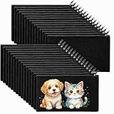 [Pack de 30 pour Organisation Ultime] Ne manquez plus jamais d'espace de rangement. Ce lot de 30 pochettes en toile noire est la solution idéale pour classer vos fournitures scolaires, cosmétiques ou accessoires électroniques. Chaque pochette tissu zippée offre une gestion ordonnée pour les enseignants, les étudiants et les professionnels.