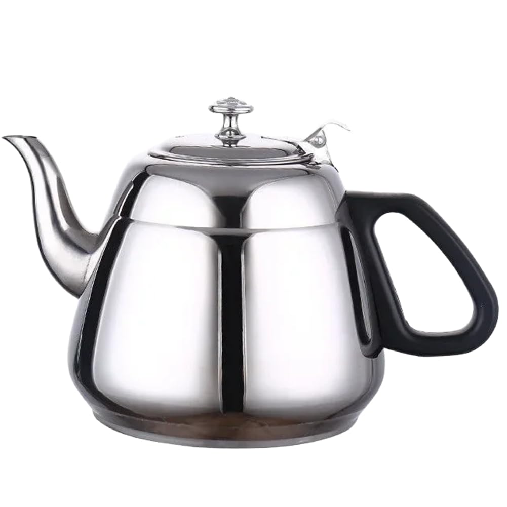 CTRLZS Stainless Steel for Hotboiling Pots Kettle Tea Water Stove 1.2L/1.5L/2L Teapot Pot for Home Camping Coffee Induction 2.0L