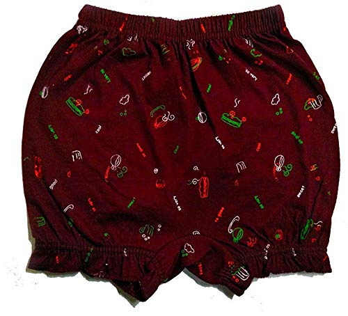 Image of Boys & Girls Cotton Printed Bloomers Pack of 5 Multicolors