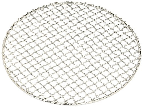 Endo Shoji DTH06027 Crimped Grill, Commercial Use, Round, 10.6 inches (27 cm), 18-8 Stainless Steel, Made in Japan, Silver
