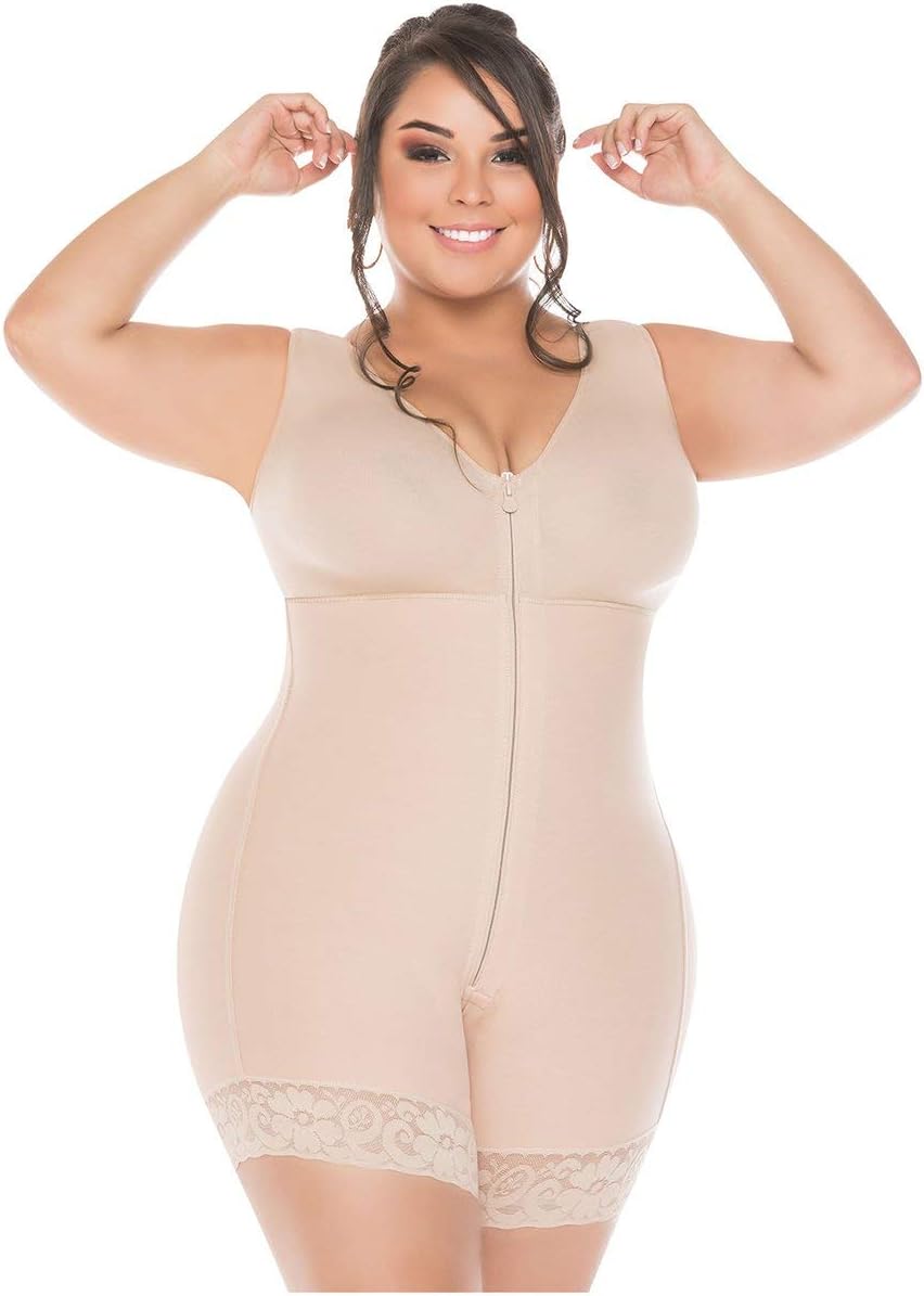 FAJAS SALOME Women's 0523-2 Liposculpture Girdle with Bra