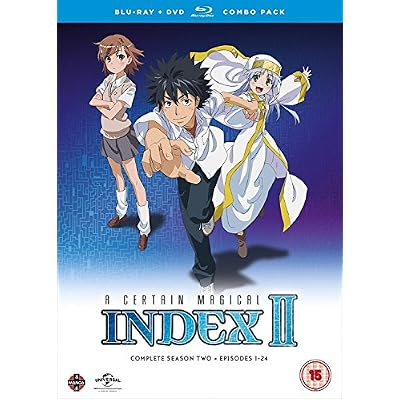 A Certain Magical Index Complete Season 2 Collection (Episodes 1-24) Blu-ray/DVD Combo