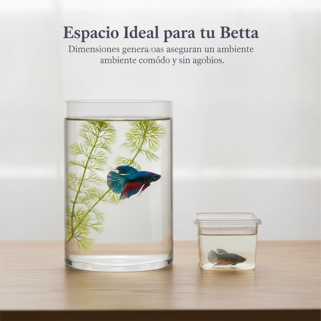 Aquarium en Verre Cylindrique, Diamètre 30 cm, Hauteur 30 cm | Bac à Poissons Vertical, Réservoir Aquatique Grande Capacité, Bassin à Poissons Haute Transparence pour Décoration Intérieur