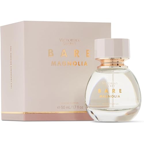 Victoria's Secret Bare Magnolia Eau de Parfum, Notes of Orange Flower, Wood & Vanilla Musk, Perfumes for Women (1.7 oz)