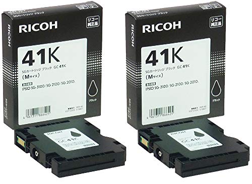 RICOH GC41K.Ｍ.Y.C 2セット Amazon.co.jp: RICOH 【4色セット】リコー SGカートリッジ GC41K