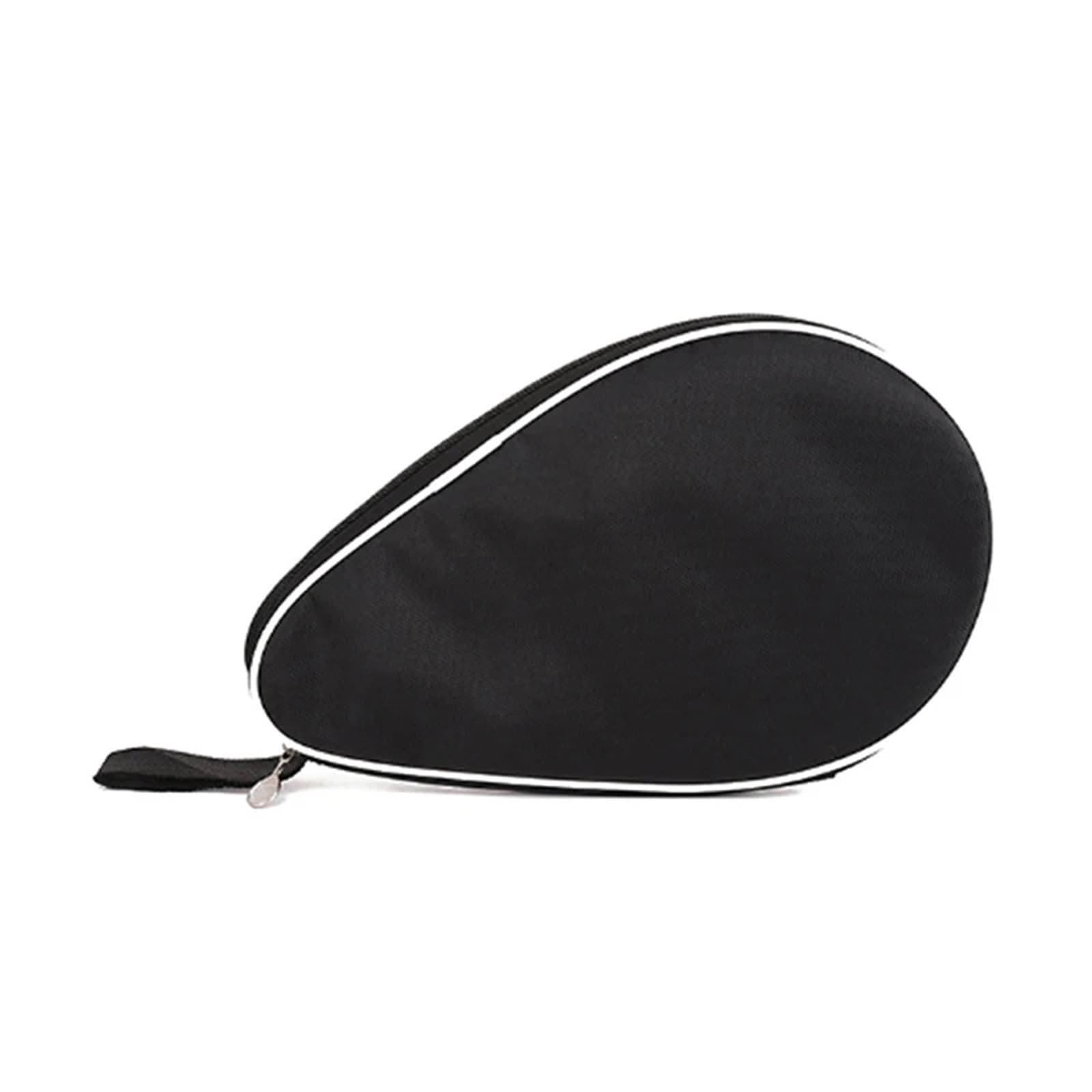Tischtennisschlägertasche Tischtennisschläger-Tasche, tragbare Tischtennisschläger-Tasche, Paddel-Etui, Aufbewahrungstasche for Ping-Pong-Zubehör Doppelter Tischtennissack(Black)