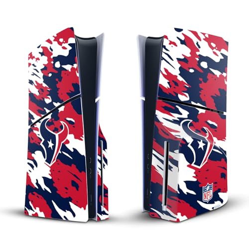 Autocollant PS5 Slim Disc NFL Houston Texans protection anti-rayure vinyle de jeu