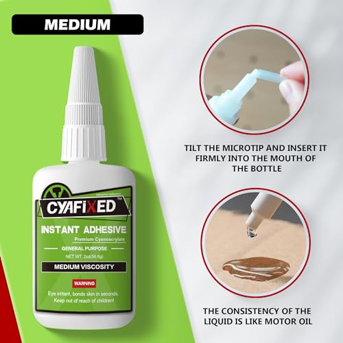 Cyafixed CFGPCPS100-4 Strong Cyanoacrylate (Ca) Super Glue thumb #5