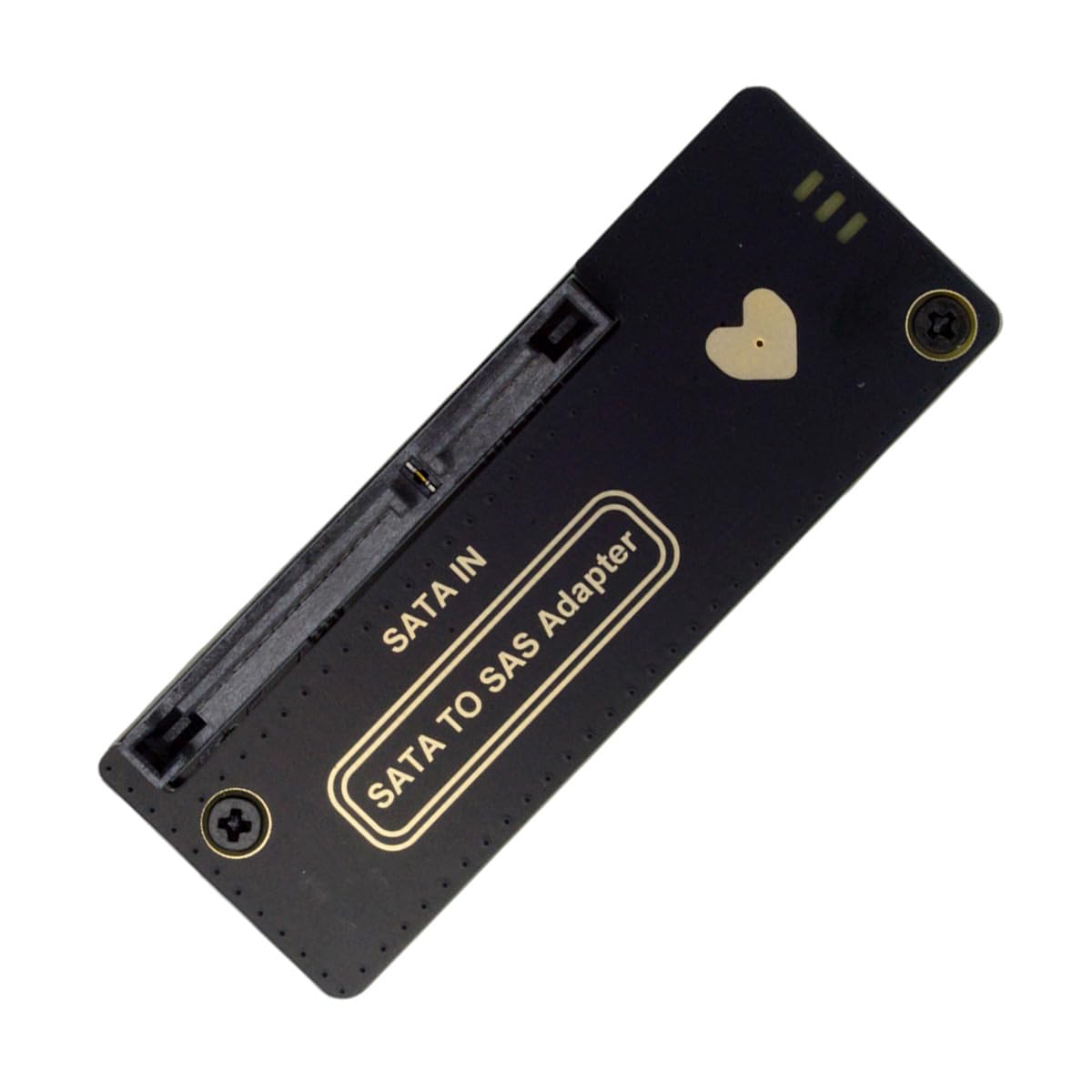 SFF-8482 SAS 29Pin Target to 7+15 22Pin SATA Host HDD Disk Drive Raid Adapter 6Gbps with Chipset and Power Port SAS to SATA