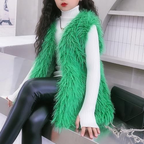 Toddler Faux F𝐮r Vest S𝐡erpa Fleece Sleeveless Winter Waistcoats Kids Girls Warm Plush F𝐮r Trendy Cool Coats2