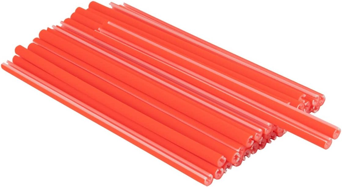Black OPS Reflect Spoke Covers Reflective 36pc Orange 150mm