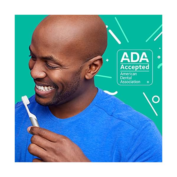 quip Adult Electric Toothbrush Sonic Toothbrush with Travel Cover