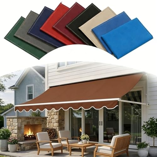Tissu de rechange imperméable 200x500 cm pour store banne et balcon - 2