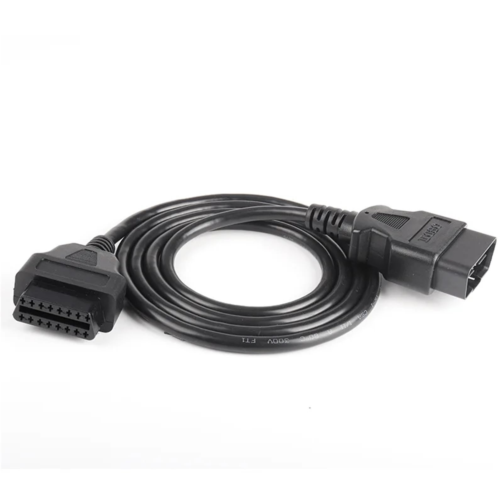 Rallonge mâle à femelle for outil de Diagnostic de voiture, 16 cœurs, 16 broches, OBD2 ELM327, adaptateur de Scanner, connecteur for outil de Diagnostic(16pin 1.5M)