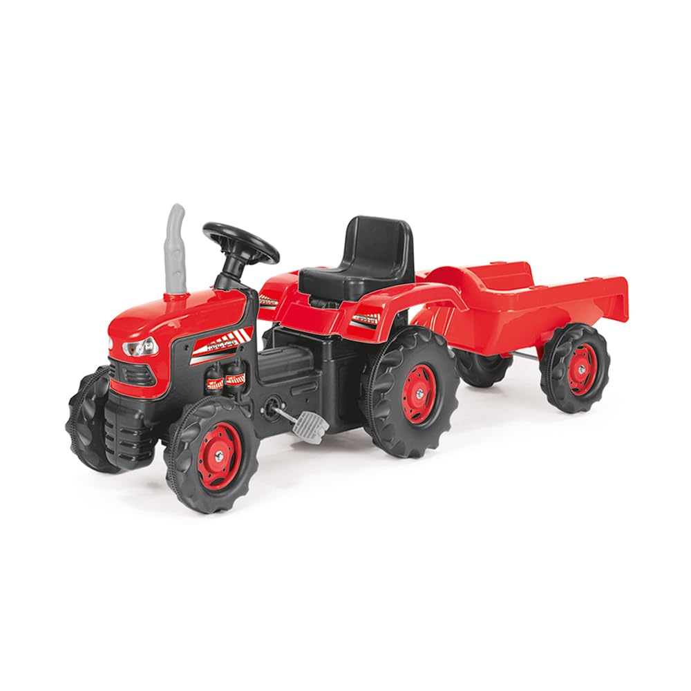 DOLU Tracteur avec remorque, pédales