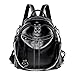Backpack Purse for Women Medium Size Leather Backpack Fashion Shoulder Bags Rucksack (Medium, Black)