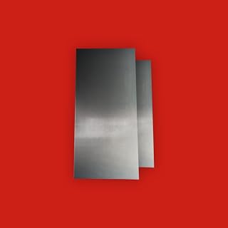 Metoro 18 Gauge Cold Rolled Steel Sheet 12x6 Inch (2 Pack) - Durable Smooth Finish for DIY, Automotive & Crafts