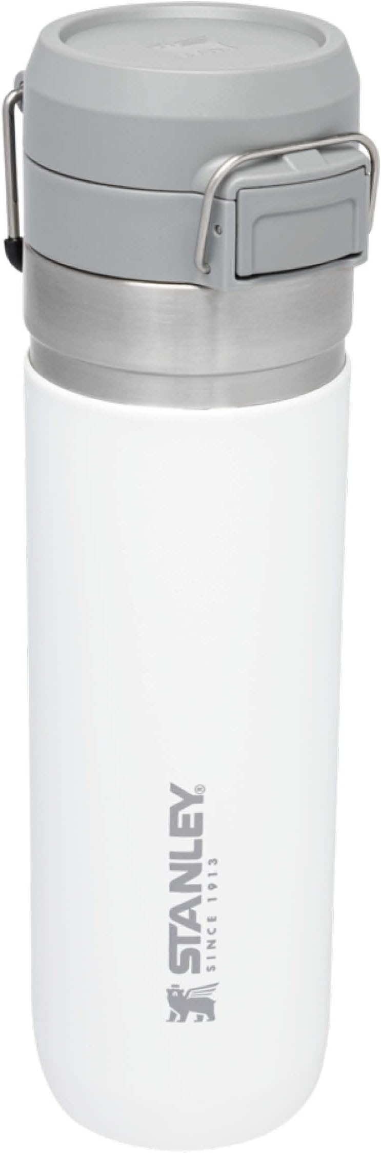 Stanley Quick Flip Stainless Steel Water Bottle 0.71L - Keeps Cold For 12 Hours - Leakproof - BPA-Free Thermal Flask - Dishwasher Safe - Cup Holder Compatible - Polar