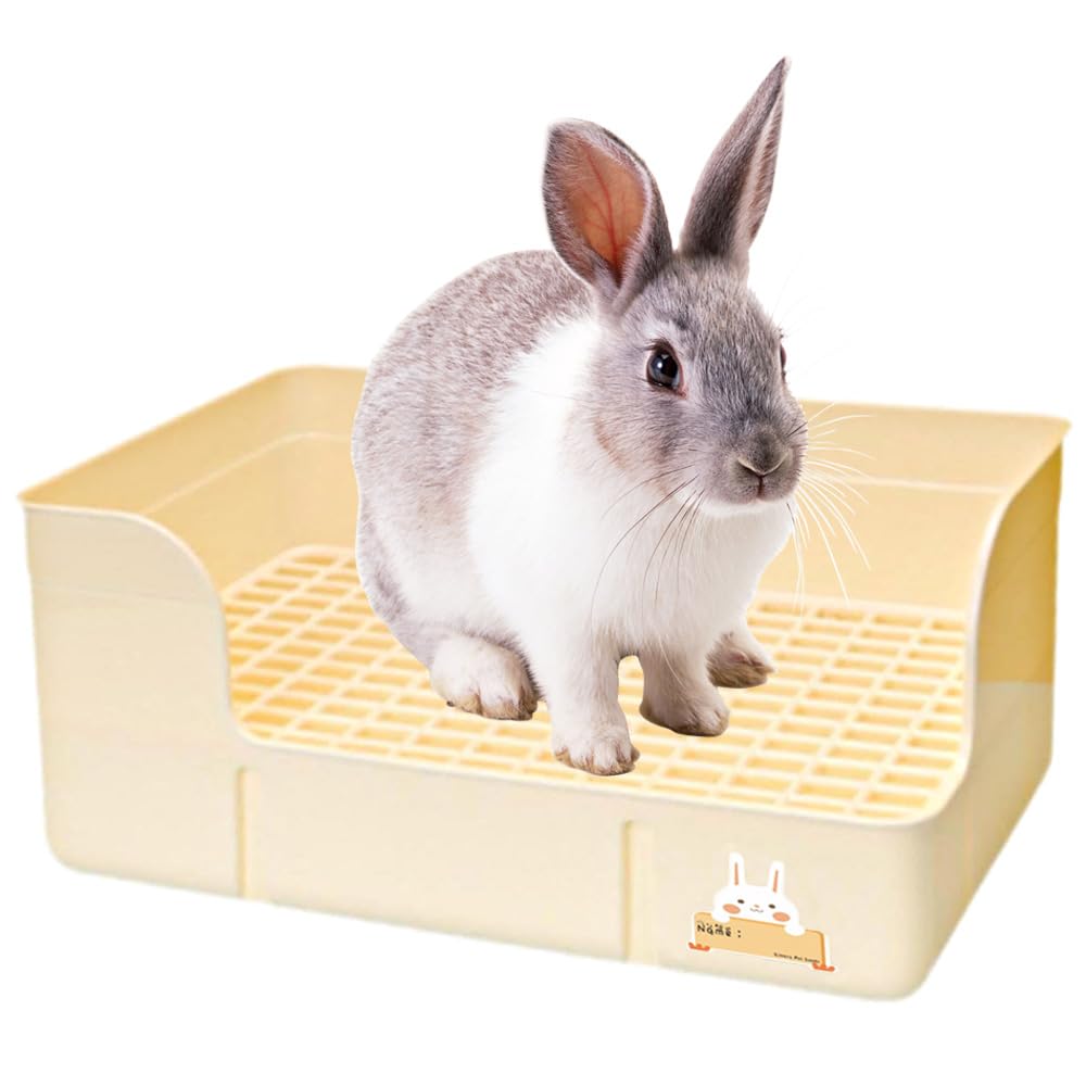 Amazon | IYOIYA うさぎ トイレ 大きい 40*22 四角 うさぎ用トイレ