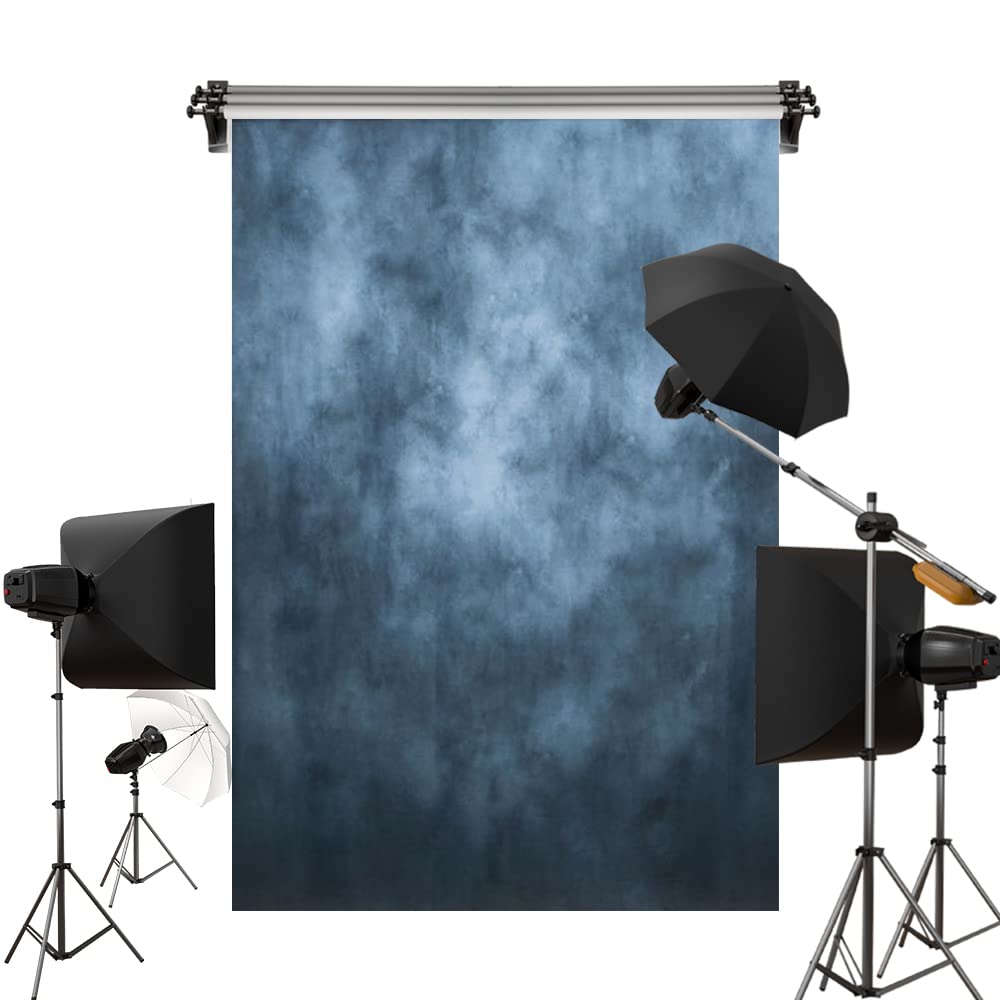 Amazon | Kate 1.5x2.2m 背景布 ダークブルー 抽象 テクスチャ 写真